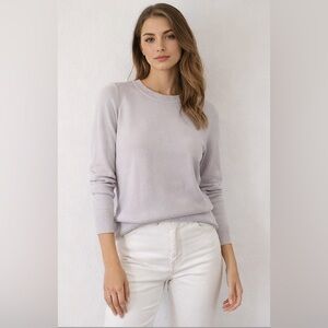 Theory Women’s Light Purple Crewneck Sweater, size medium